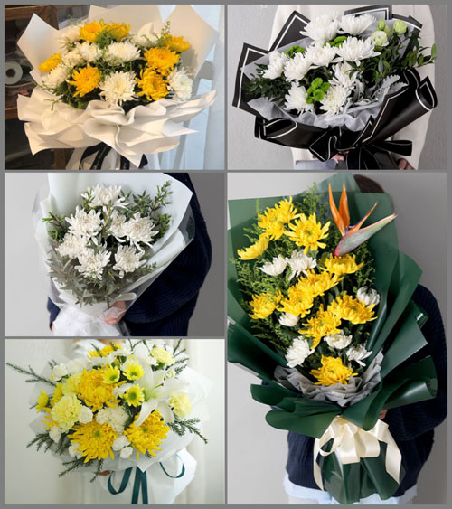 广东梅州市五华县岐岭镇黄塔村白事花束代送